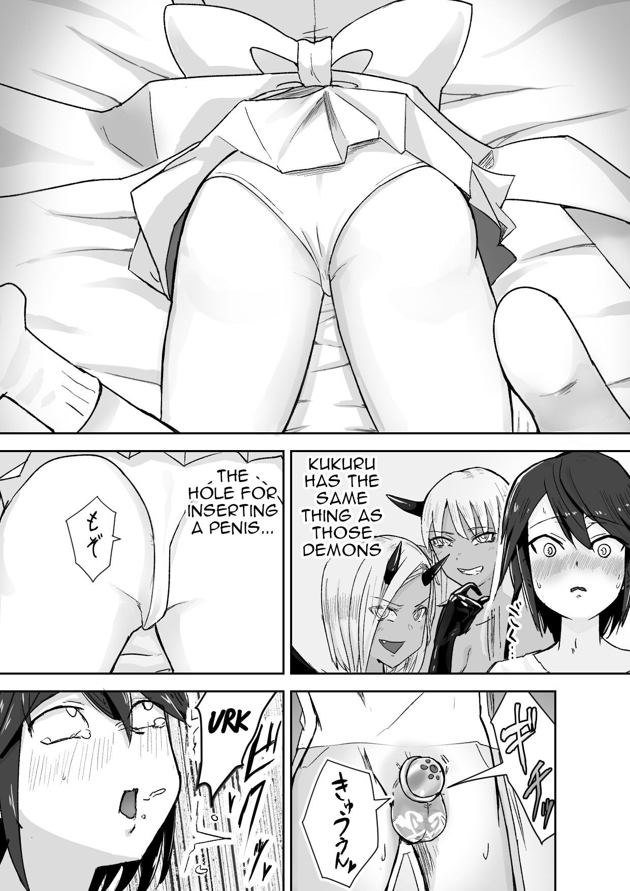 Hentai Manga Comic-Story about Losing to a Succubus and Made to Wear Small Chastity Belt-Read-19